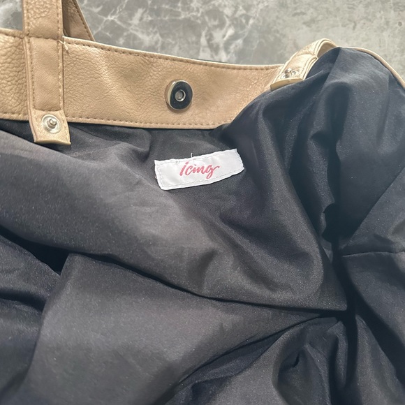 Shopping Is My Cardio Cute Fabric Double Handle Tote Clean Interior-The Icing - Picture 3 of 4